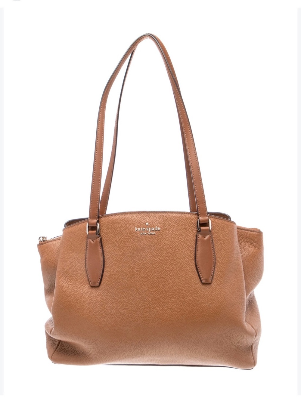 kate spade Brown Pebble Leather Shoulder Bag